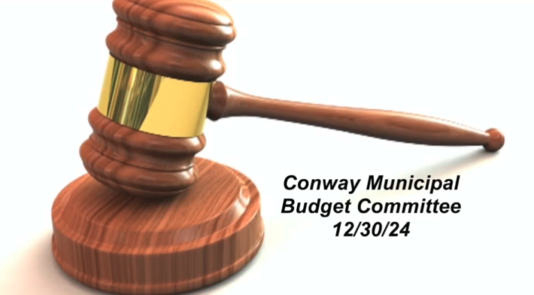 Conway Budget Committee (12/30/24)